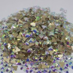 High Quality K9 Glass Rhinestone Crystal Loose Flatback Non-Hotfix Zircon Glue on for Nails and Phones Bulk Shaped Crystal Shards